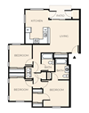 3 Bed 2 Bath C2